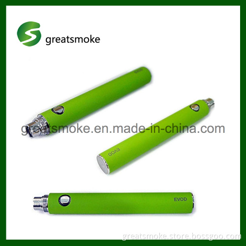 Hot Selling Green Color Evod Battery for Electronic Cigarette